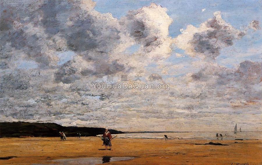 Deauville, Low Tide - 尤金·布丹